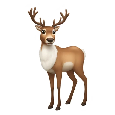Reindeer fullbody sticker