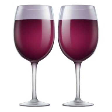 two wine glasses cheers sticker