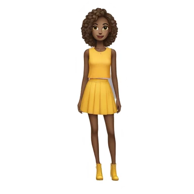 fashion girl sticker