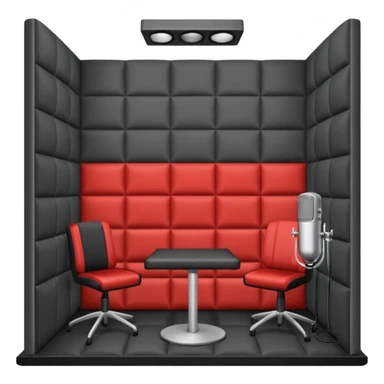 recording studio booth room sticker