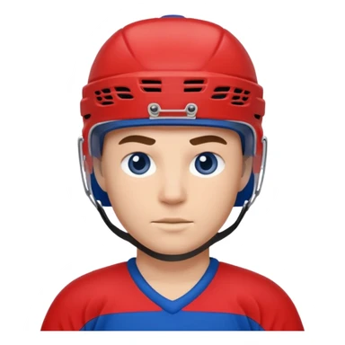 ice hockey player (#00A3E0) and red (#F9423A) sticker