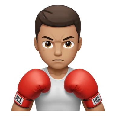 boxing champion sticker
