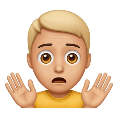 an emoji on fear sticker