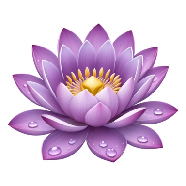 Lilac lotus sticker