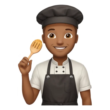 Food Truck Chef black man sticker