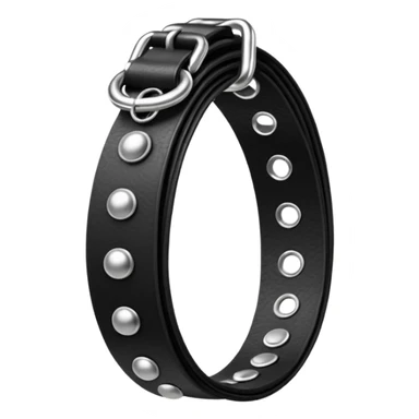 Fais un emoji avec 2 ceinture mal superposés dans le style un peu gothique sticker