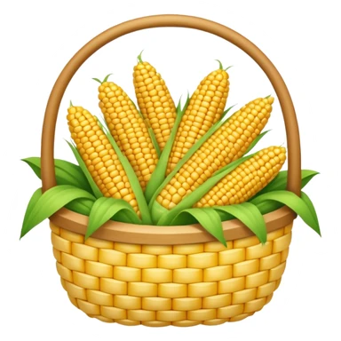 corn grain basket  sticker