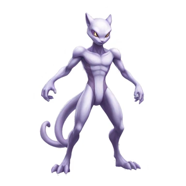 Anthro Mewtwo-Pokémon full body sticker