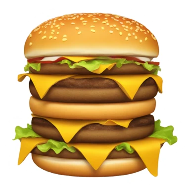 Double cheeseburger  sticker