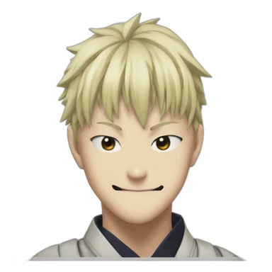 Toji zenin from jujutsu kaisen sticker