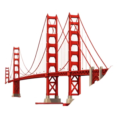 golden gate bridge sticker