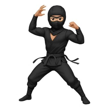 Ninja boy 360 sticker