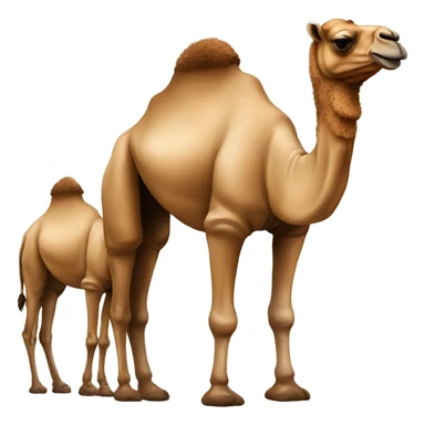 Oil and camel sticker