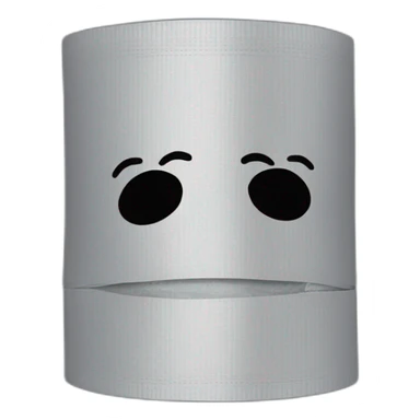 duct tape covering mouth sticker