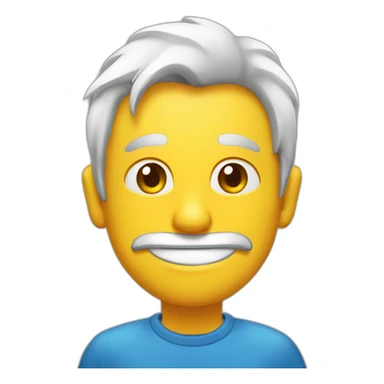 Gesicht lachend mit Zigarre sticker