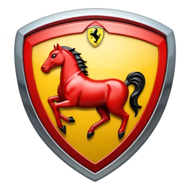Ferrari logo sticker