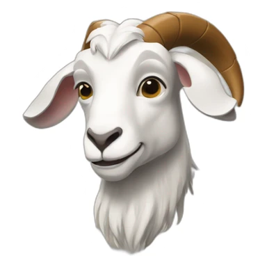 Goat football sticker