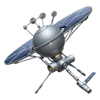 military space satellite sticker