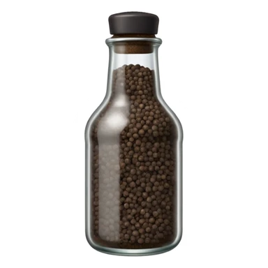 black pepper bottle sticker