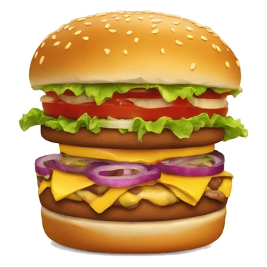 Burger mit kaka oben drauf  sticker