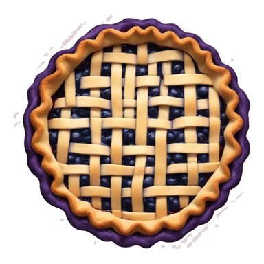 blueberry pie sticker