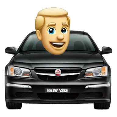 Holden black 2004 v8 sticker