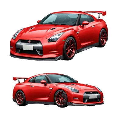 Red Gtr  sticker