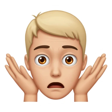 Tragic and scared sticker