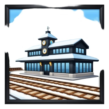 Frostline Train Station sticker