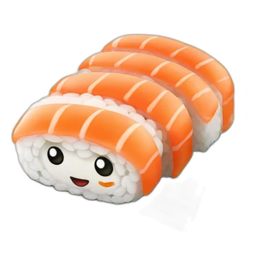 sushi with shrimp sticker
