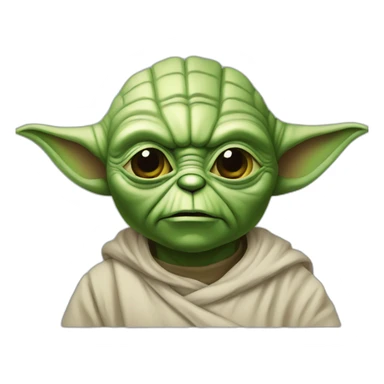 cyber yoda sticker