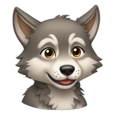 Beby wolf sticker