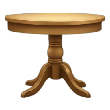 Table et chaise sticker