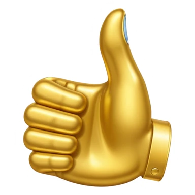 thumbs up emoji, positive and bold sticker