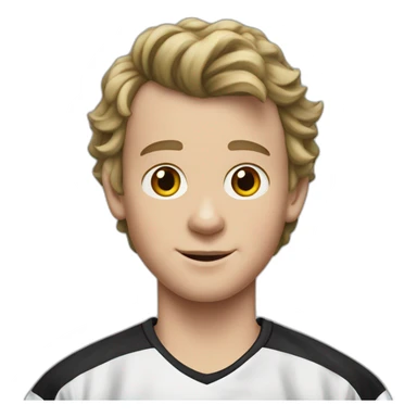 Jonathan Toews as a 12 year old boy sticker