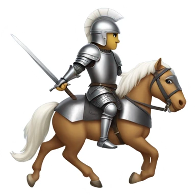 Clash royale prince on small horse sticker