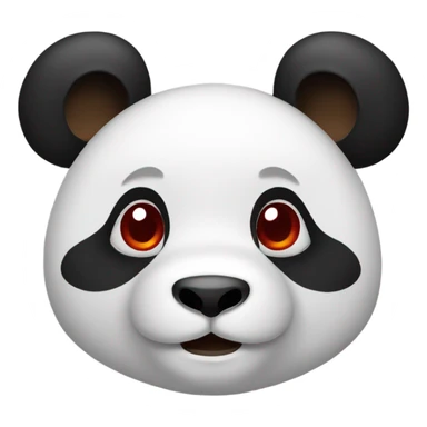 panda rojo sticker