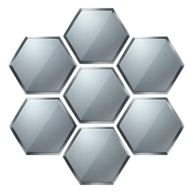 Hexagon sticker