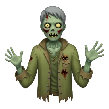 zombie wave sticker