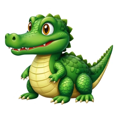 Alligator in a Toto sticker