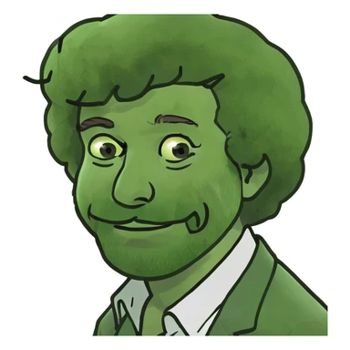 bob ross sticker