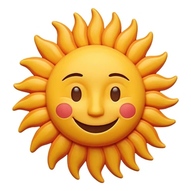 smiling sun with a face, pastel colors, ok visible fingerprints, matte plasticine claymation style sticker