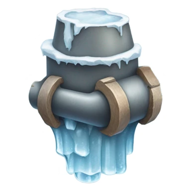Frozen water pipes sticker