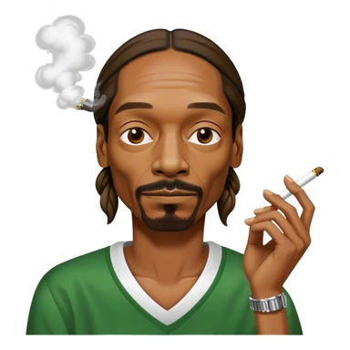 snoop dogg smoking weed sticker