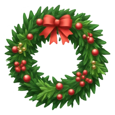christmas wreath  sticker