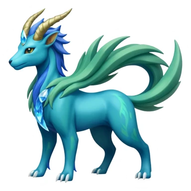 Manectric-Suicune-Virizion-Zygarde-fusion-hybrid-creature  sticker
