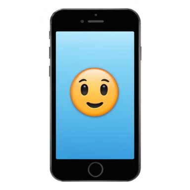 Minimalistic flat vector icon, iOS style, thin black contour on white sticker