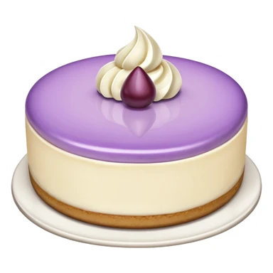 cheesecake with lilac hint sticker