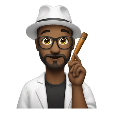 Lvbelc5 artist with a sigar sticker