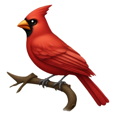 cardinal bird angry sticker